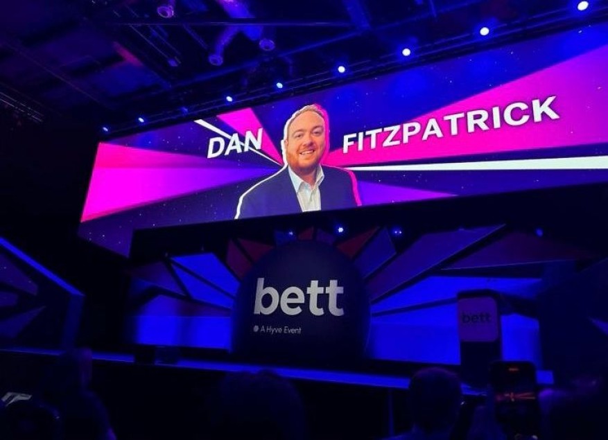 The BETT stage featuring Dan Fitzpatrick